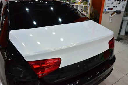 대전 카스킨+오렌지 카스킨+아우디A8L+전체랩핑+3M 1080 GP240 Gloss White Gold Sparkle+글로스 화이트 골드 스파클 / 대전 유성구 원신흥동