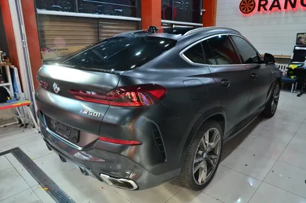 대전카스킨 + 오렌지카스킨 + 대전랩핑 + 세종랩핑 + 전체랩핑 + BMW + X6M50i + 3m.2080-S12 Satin Black + 사틴블랙 / 대전 유성구 원신흥동