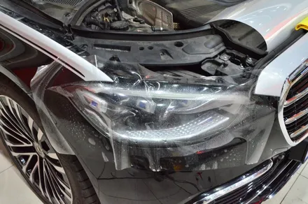 대전카스킨 + 오렌지카케어 + 오렌지카스킨 + 전체랩핑 + 벤츠S580+Mercedes-Benz S580+듀오톤+3m 1080-G120 Gloss White Aluminum / 대전 유성구 원신흥동