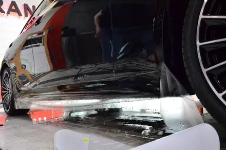대전카스킨 + 오렌지카케어 + 오렌지카스킨 + 전체랩핑 + 전체PPF + Mercedes-Benz + KEEP GAURD PPF + CLS450 / 대전 유성구 원신흥동