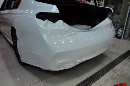 대전카스킨 + 오렌지카스킨 + 대전랩핑 + 세종랩핑 + 전체랩핑 + BMW 740LI + 3m.2080-G10 Gloss White / 대전 유성구 원신흥동