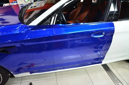 대전카스킨 + 오렌지카스킨 + 전체 랩핑 + BMW + M5 + AXfilm XXL006 (Liquid Metal Midnight Blue) / 대전 유성구 원신흥동