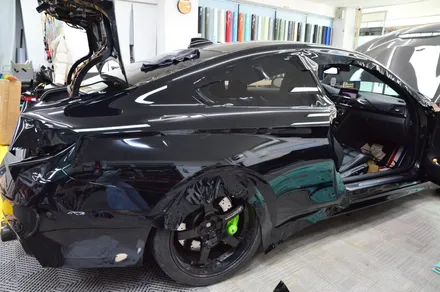 대전 오렌지 카스킨 BMW M4 건식 블랙 PPF로 다크무드로 완벽 변신 / 대전 유성구 원신흥동