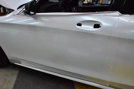 대전 오렌지 카스킨 벤츠 S350d 화이트 전체 랩핑 시공* 신차급 변신! / 대전 유성구 원신흥동