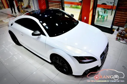 대전카스킨 + 오렌지카케어 + 오렌지카스킨 + 전체랩핑 + 아우디 + 아우디TT +3M + Gloss White Gold Sparkle + 글로스화이트골드스파클 / 대전 유성구 원신흥동