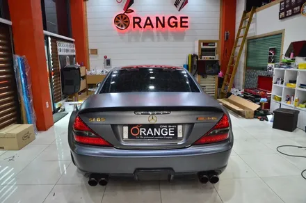 대전카스킨+오렌지카스킨+부분랩핑+BENZ SL65 AMG+골드 / 대전 유성구 원신흥동