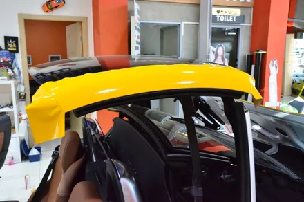 대전 카스킨+오렌지 카스킨+벤츠SLC43AMG+전체랩핑+Gloss sunflower+글로스 썬플라워 / 대전 유성구 원신흥동