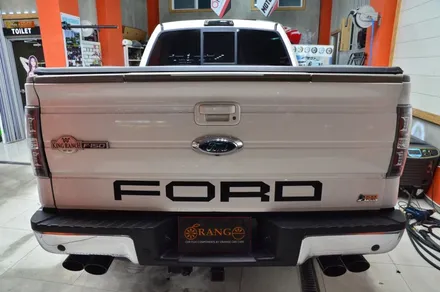 대전 카스킨+오렌지 카스킨+포드 F150 King Ranch+부분랩핑+3M 새틴 다크 그레이 / 대전 유성구 원신흥동