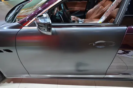 대전 카스킨+오렌지 카스킨+마세라티 콰트로 포르테+전체랩핑+3M 1080-S12 Satin Black+새틴 블랙 / 대전 유성구 원신흥동