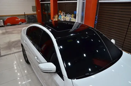 대전 카스킨+오렌지 카스킨+BMW G30 520d+루프스킨+유광블랙 / 대전 유성구 원신흥동