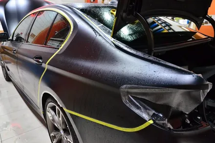 대전 카스킨+오렌지 카스킨+BMW 550i+전체 무광 PPF+KEEP GUARD PPF / 대전 유성구 원신흥동
