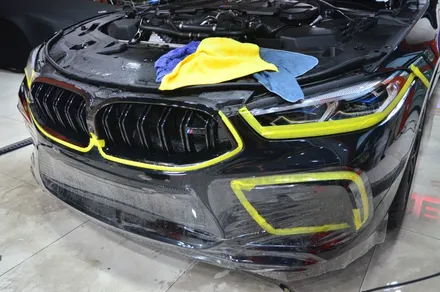 대전카스킨 + 오렌지카스킨 + 대전랩핑 + 세종랩핑 + 전체랩핑+ 전체PPF + KEEP GAURD PPF + BMW M8 / 대전 유성구 원신흥동