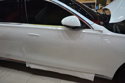 대전카스킨 + 오렌지카케어 + 오렌지카스킨 + 전체랩핑 + 벤츠S580 + Mercedes-Benz S580 +3M + Gloss White + 글로스화이트 / 대전 유성구 원신흥동