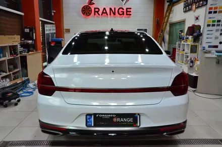 대전 카스킨+오렌지 카스킨+ 대전랩핑 +전체랩핑+ 기아 K9 +3M 2080 3M GP240-White Gold Sparkle+화이트 골드 스파클 / 대전 유성구 원신흥동