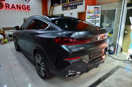 대전카스킨 + 오렌지카스킨 + 대전랩핑 + 세종랩핑 + 전체랩핑 + BMW + X6M50i + 3m.2080-S12 Satin Black + 사틴블랙 / 대전 유성구 원신흥동