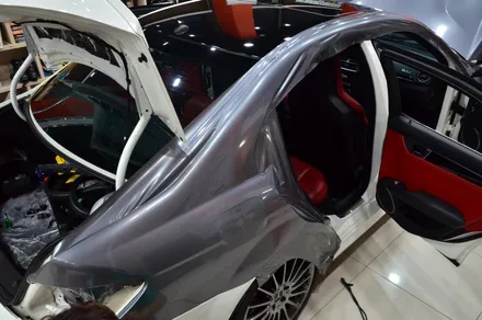 대전카스킨 + 오렌지카케어 + 오렌지카스킨 + 전체랩핑 + 벤츠 +   벤츠c63amg + 3M.1080-G201 Gloss Anthracite / 대전 유성구 원신흥동