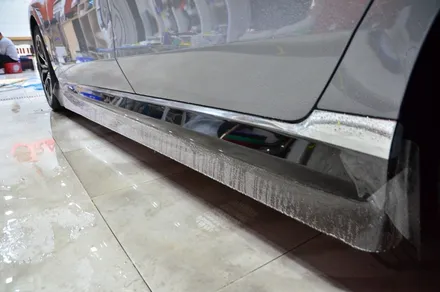 대전카스킨 + 오렌지카스킨 + 대전랩핑 + 세종랩핑 + 전체랩핑 + BMW + BMW 740i + 듀오톤 + styx - Pianm Black + 고광택 + 부분PPF / 대전 유성구 원신흥동