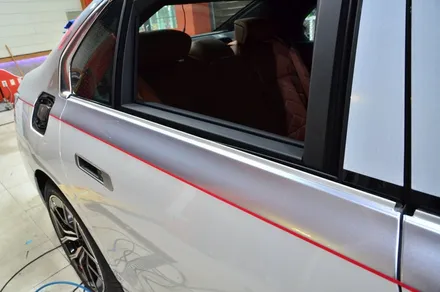 대전카스킨 + 오렌지카스킨 + 대전랩핑 + 세종랩핑 + 전체랩핑 + BMW + BMW 740i + 듀오톤 + AX Film + 플로렛실버(FLORETT SILVER) / 대전 유성구 원신흥동