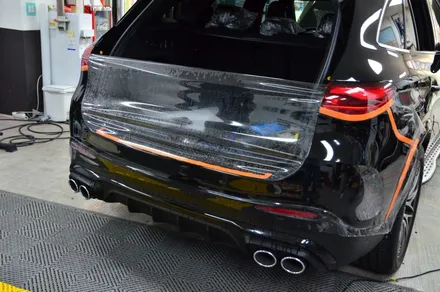 대전 카스킨 + 오렌지 카스킨 + 벤츠 + GLC43 AMG + 전체PPF + 전체 크롬 죽이기 + 앞유리 방탄필름 / 대전 유성구 원신흥동