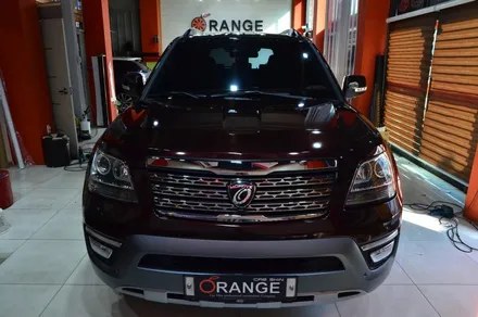 대전 카스킨+오렌지 카스킨+기아 모하비 4WD+전체랩핑+3M GP293 Gloss Black Cherry+글로스 블랙 체리 / 대전 유성구 원신흥동