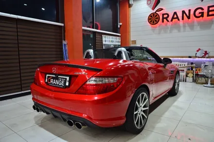대전 카스킨+오렌지 카스킨+벤츠 SLK AMG+전체랩핑+3M Gloss Dragon Fire Red+드래곤 파이어 레드 / 대전 유성구 원신흥동