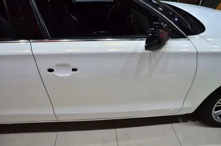 대전 카스킨+오렌지 카스킨+아우디A8L+전체랩핑+3M 1080 GP240 Gloss White Gold Sparkle+글로스 화이트 골드 스파클 / 대전 유성구 원신흥동