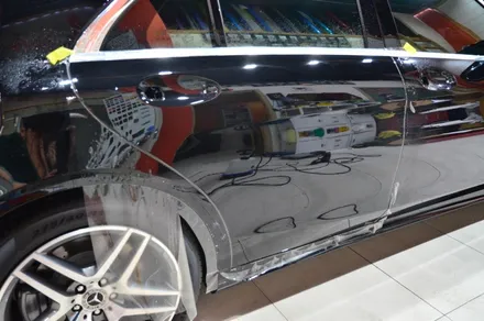 대전 카스킨+오렌지 카스킨+벤츠 S 350d+PPF필름처리 / 대전 유성구 원신흥동