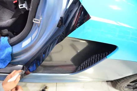 대전카스킨 + 오렌지카스킨 + 전체랩핑 + 전체PPF + AUDI + R8 GT 스파이더 + MIAMI BlLUE + 마이에미블루 + AX Film + 고광택 / 대전 유성구 원신흥동