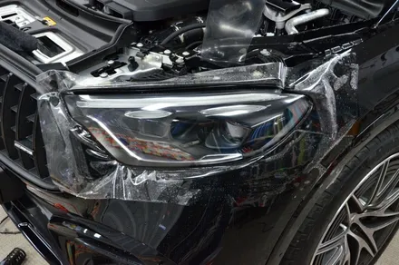 대전 카스킨 + 오렌지 카스킨 + 벤츠 + GLC43 AMG + 전체PPF + 전체 크롬 죽이기 + 앞유리 방탄필름 / 대전 유성구 원신흥동