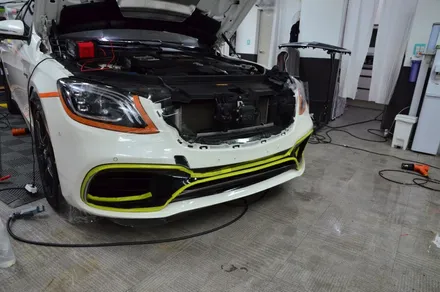 대전 카스킨 + 오렌지 카스킨 + 벤츠 + S63 AMG + 전체PPF + 리보 / 대전 유성구 원신흥동