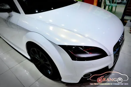 대전카스킨 + 오렌지카케어 + 오렌지카스킨 + 전체랩핑 + 아우디 + 아우디TT +3M + Gloss White Gold Sparkle + 글로스화이트골드스파클 / 대전 유성구 원신흥동