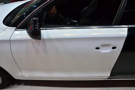 대전 카스킨+오렌지 카스킨+아우디A8L+전체랩핑+3M 1080 GP240 Gloss White Gold Sparkle+글로스 화이트 골드 스파클 / 대전 유성구 원신흥동