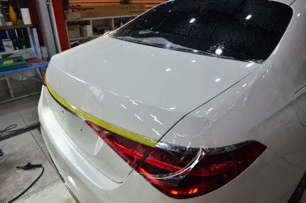 대전카스킨 + 오렌지카케어 + 오렌지카스킨 + 전체랩핑 + 전체PPF + Mercedes-Benz + S400d + KEEP GAURD PPF +벤츠S400d / 대전 유성구 원신흥동