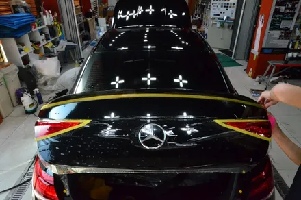 대전카스킨 + 오렌지카케어 + 오렌지카스킨 + 전체랩핑 + 전체PPF + Mercedes-Benz + KEEP GAURD PPF + CLS450 / 대전 유성구 원신흥동
