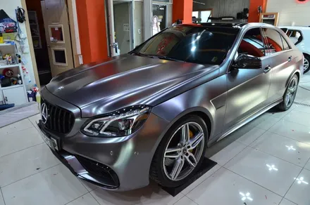 대전카스킨 + 오렌지카스킨 + 전체랩핑 + 벤츠 + E63 AMG  + AX FILM XA2686 (ULTRA-MATTE DARK GRAY) / 대전 유성구 원신흥동