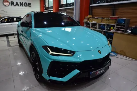 대전카스킨 + 오렌지카스킨 + 전체랩핑 + 람보르기니 + 우루스 + BB WRAP-RF019(PET Tiffany Blue) +티파니 블루 / 대전 유성구 원신흥동