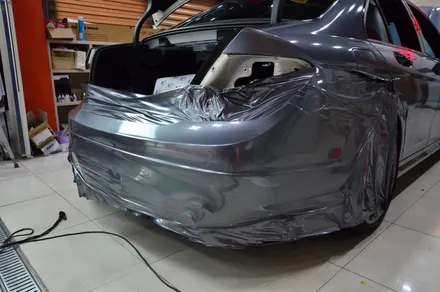대전카스킨 + 오렌지카케어 + 오렌지카스킨 + 전체랩핑 + 벤츠 +   벤츠c63amg + 3M.1080-G201 Gloss Anthracite / 대전 유성구 원신흥동