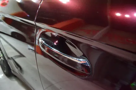 대전 카스킨 + 오렌지 카스킨 + 전체 랩핑 + Mercedes-Benz CLS550 + 벤츠 + CLS550 + 3M 2080 GP99 Gloss Black Rose / 대전 유성구 원신흥동
