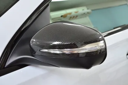 대전 카스킨 + 오렌지 카스킨 + 벤츠 + GLE 53 AMG 쿠페 + 전체랩핑, 부분 카본PPF,크롬죽이기 + TINYBOT Gloss White / 대전 유성구 원신흥동