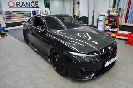 대전 오렌지 카스킨 BMW M4 건식 블랙 PPF로 다크무드로 완벽 변신 / 대전 유성구 원신흥동