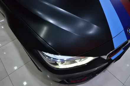대전 카스킨+오렌지 카스킨+BMW M4+3M사틴블랙+전체랩핑(재시공) / 대전 유성구 원신흥동