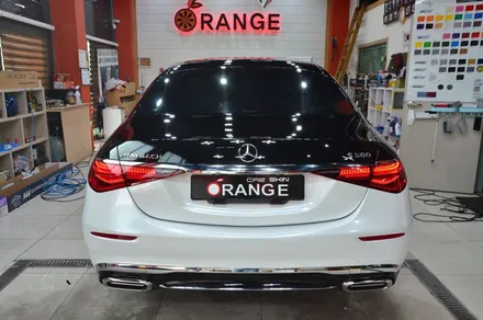대전카스킨 + 오렌지카스킨 + 대전랩핑 + 세종랩핑 + 전체랩핑+  Mercedes-Benz Maybach s560+ Avery Dennison-Snow Wite / 대전 유성구 원신흥동