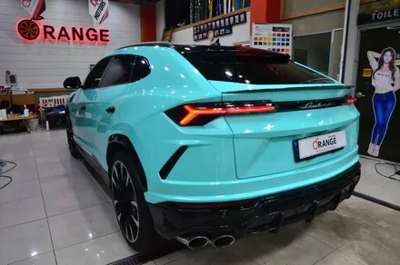 대전카스킨 + 오렌지카스킨 + 전체랩핑 + 람보르기니 + 우루스 + BB WRAP-RF019(PET Tiffany Blue) +티파니 블루 / 대전 유성구 원신흥동