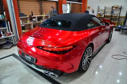 대전 카스킨 + 오렌지 카스킨 + 벤츠 + SL63 + 전체랩핑 + AX SOUL RED / 대전 유성구 원신흥동