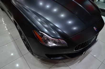 대전 카스킨+오렌지 카스킨+마세라티 콰트로 포르테+전체랩핑+3M 1080-S12 Satin Black+새틴 블랙 / 대전 유성구 원신흥동