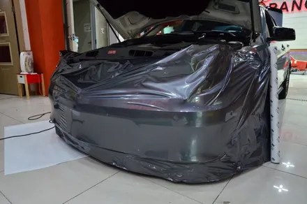 대전카스킨 + 오렌지카케어 + 오렌지카스킨 + 전체랩핑 + 벤츠 +   벤츠c63amg + 3M.1080-G201 Gloss Anthracite / 대전 유성구 원신흥동
