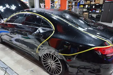 대전카스킨 + 오렌지카케어 + 오렌지카스킨 + 전체랩핑 + 전체PPF + Mercedes-Benz + KEEP GAURD PPF + CLS450 / 대전 유성구 원신흥동