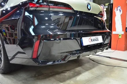 대전 카스킨 + 오렌지 카스킨 + BMW + 듀오톤 시공 + 크롬 죽이기 +  TECK WRAP Silver Fern / 대전 유성구 원신흥동