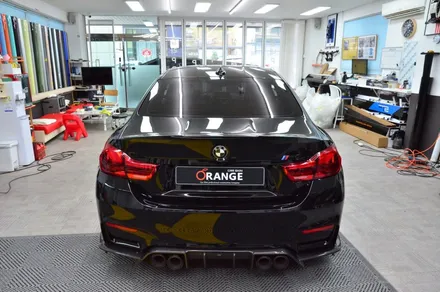 대전 오렌지 카스킨 BMW M4 건식 블랙 PPF로 다크무드로 완벽 변신 / 대전 유성구 원신흥동