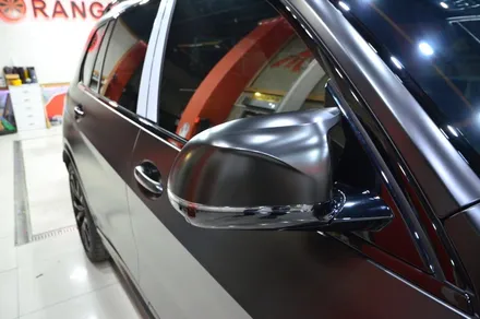 대전 카스킨 + 오렌지 카스킨 + 전체 랩핑 + BMW + X7 M50i + 에이버리 슈프림(AVERY DENNISON)사틴블랙 + Satin Black / 대전 유성구 원신흥동